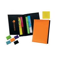 Porte Carte bancaire Anti RFID (anti fraude paiement sans contact) publicitaire personnalisé 4 rangements carte de crédit Couleur : noir bleu vert orange violet