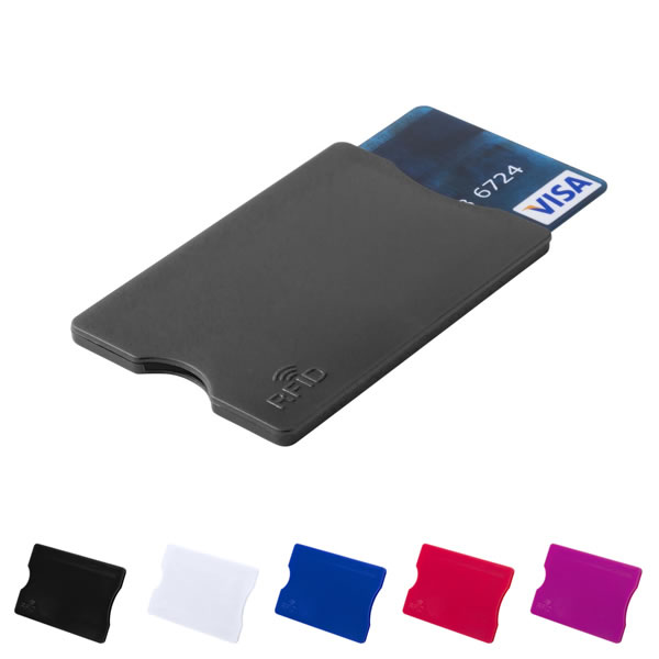Etui et porte-cartes anti-RFID, Cadeau d'entreprise, Porte-cartes anti-clonage  (étui en dur) personnalisable
