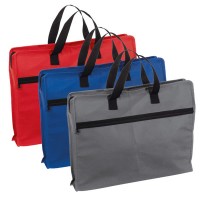 Porte documents personnalisé pour conférence et congrès ou cadeau d'affaires coloris disponibles : bleu gris rouge