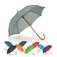 Parapluie personnalisable pas cher manche courbé