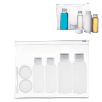 Trousse transparente de voyage avion publicitaire personnalisée pas cher