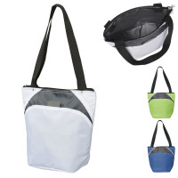 Tote bag isotherme personnalisé publcitaire robuste et bicolore