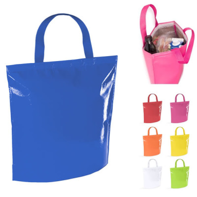 Tote bag shopping isotherme personnalisable pas cher publicitaire blanc, bleu, jaune, rouge, vert,, orange, rose