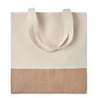 Sac shopping coton et jute personnalisable goodies
