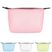 Trousse transparente en maille personnalisé objet publicitaire personnalisable goodies