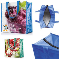 Grand sac isotherme professionnel personnalisé photo logo et texte