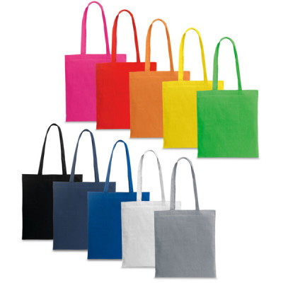 sac coton couleur 140 Grs personnalisé avec votre logo. Tote bag publicitaire