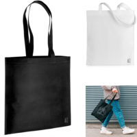 Sac shopping publicitaire noir ou blanc