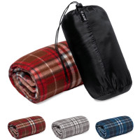 Plaid écossais personnalisable avec votre logo Couverture polaire personnalisée