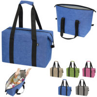 Sac isotherme pour les courses personnalisé logo et texte