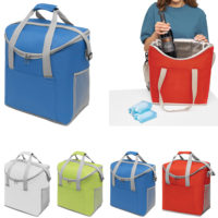 Sac picnic isotherme personnalisé logo et texte. Sac isotherme pique-nique publicitaire personnalisable