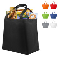 Grand sac en non tissé personnalisable sac shopping publcitaire noir, blanc, gris, bleu, vert, rouge, orange