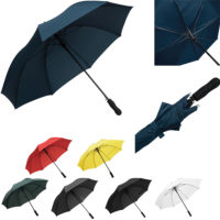 Parapluie Golf Anti-vent personnalisé logo et texte. Parapluie publicitaire