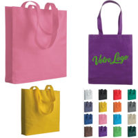 Sac personnalisé en non-tissé, modèle Aprica, sac commerce ou entreprise personnalisable logo ou slogan
